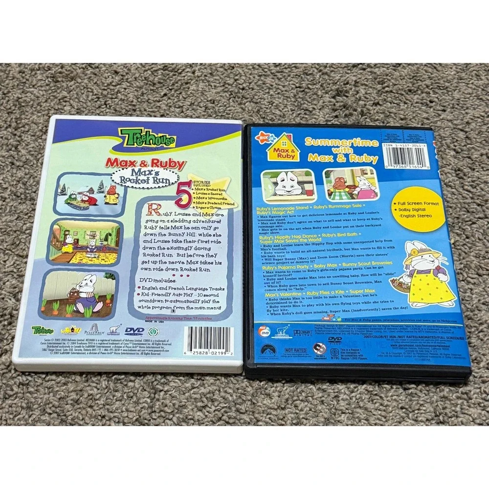 2004 max & ruby DVD's